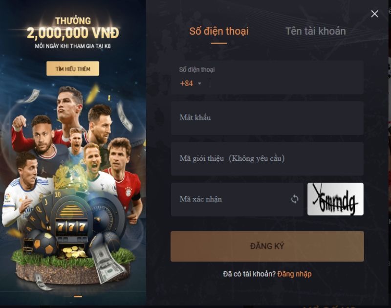 Hướng dẫn từng bước đăng ký K8 cụ thể cho tân binh 1 Bước 1 Trong Đăng Ký K8 Bạn Cần Phải Thực Hiện